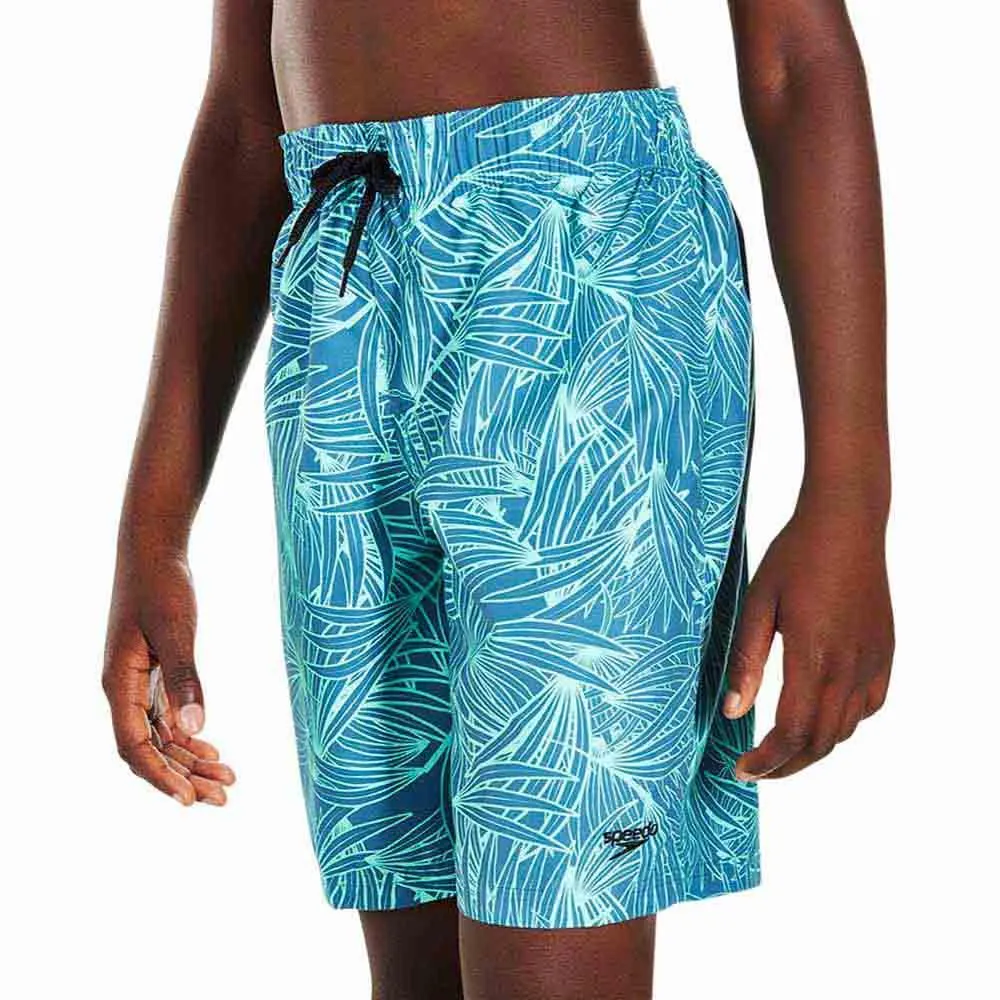 Speedo Forestfield Printed Leisure 17´´ Badeshorts male, Stellar / turquoise, 8-9Y Speedo Forestfield Printed Leisure 17´´ Badeshorts male, Stellar / turquoise, 8-9Y