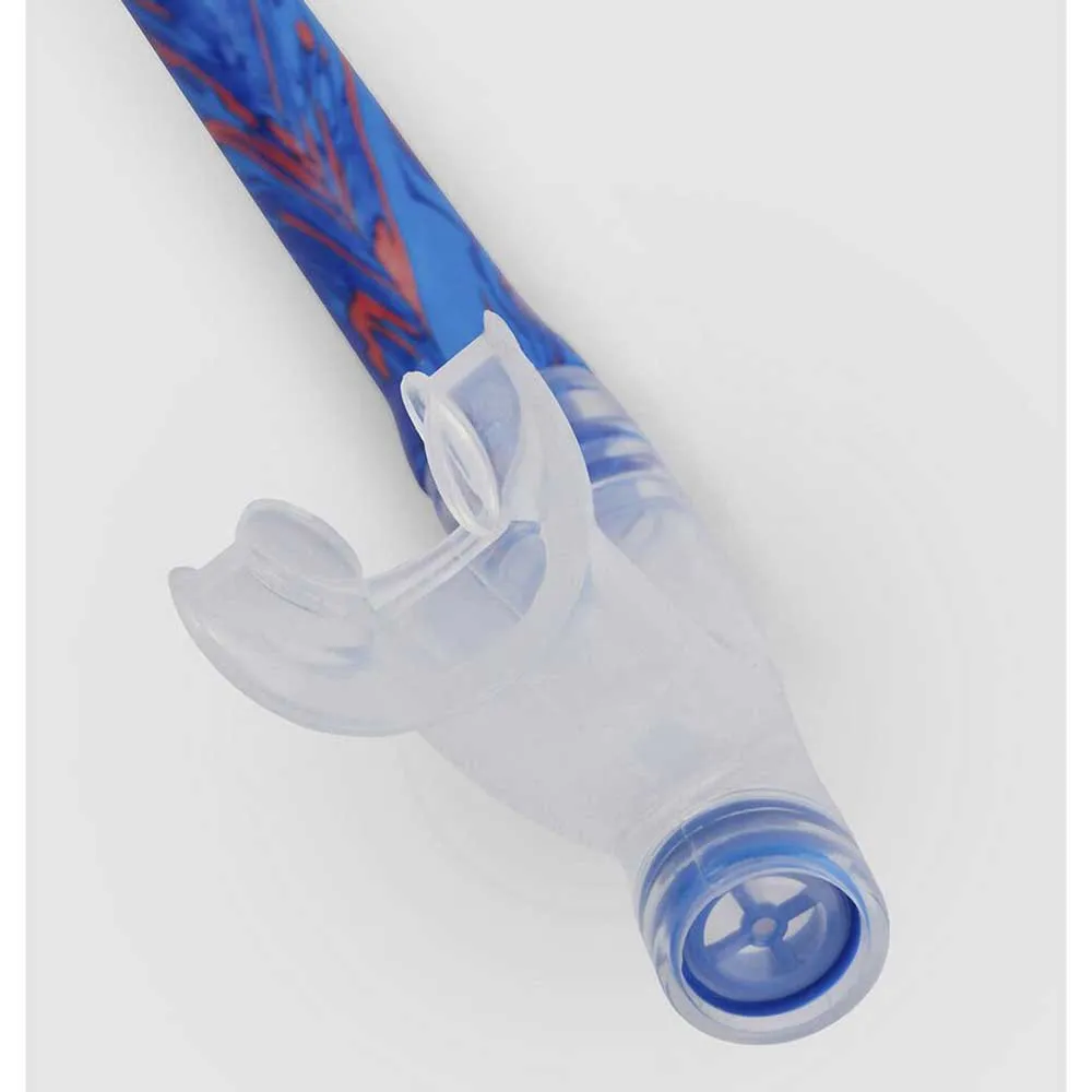 Speedo Frontal Schnorchel unisex, Bllue flame / pool blue / fluo tangerine