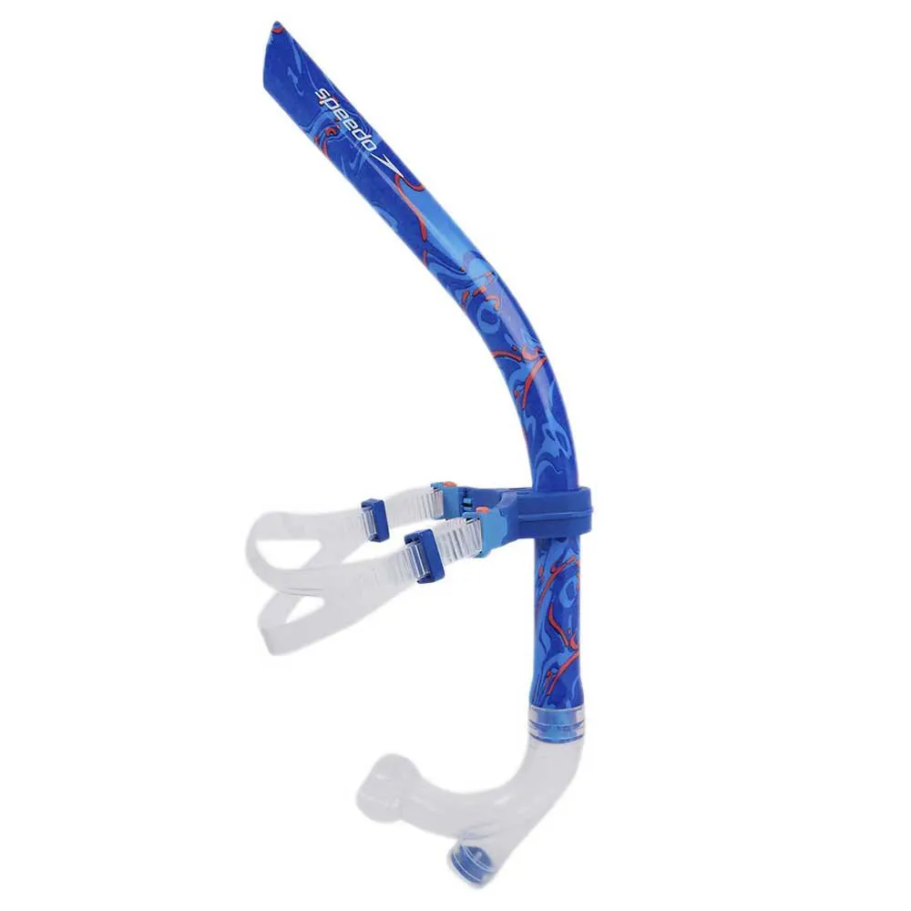 Speedo Frontal Schnorchel unisex, Bllue flame / pool blue / fluo tangerine