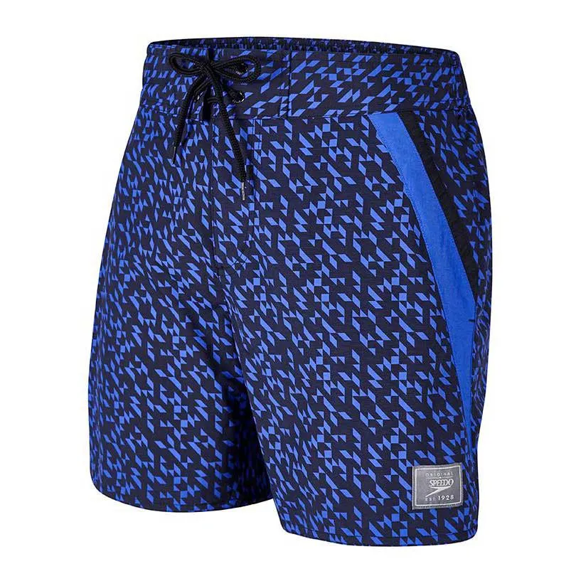 Speedo Fun Explosion Retro Leisure 16´´ Badeshorts, Black / deep peri Speedo Fun Explosion Retro Leisure 16´´ Badeshorts, Black / deep peri