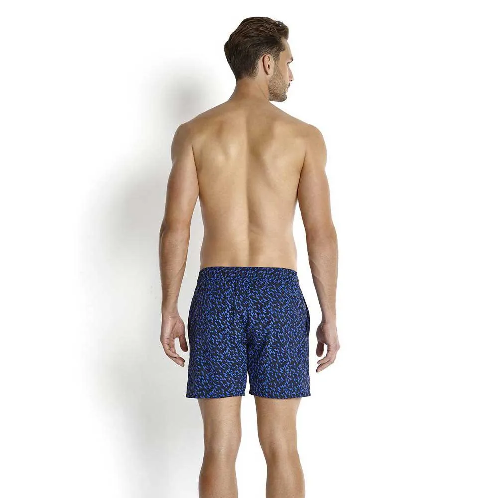 Speedo Fun Explosion Retro Leisure 16´´ Badeshorts, Black / deep peri Speedo Fun Explosion Retro Leisure 16´´ Badeshorts, Black / deep peri