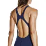 Speedo Gemstoneflash Recordbreaker Badeanzug, Navy / diva / fluo orange