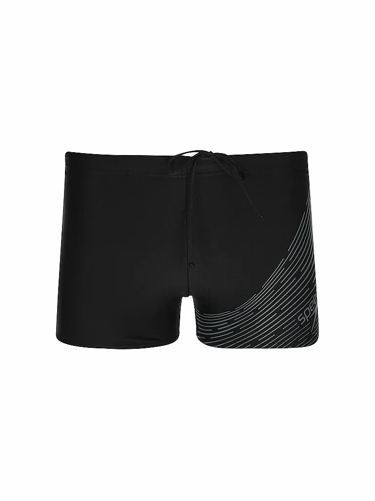 Speedo Herren Beinbadehose Medley Logo, Schwarz Speedo Herren Beinbadehose Medley Logo, Schwarz