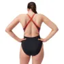 Speedo High Neck Splice Cross Back Badeanzug