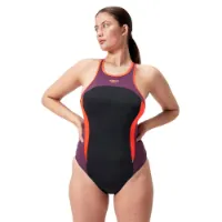 Speedo High Neck Splice Cross Back Badeanzug female Speedo High Neck Splice Cross Back Badeanzug female