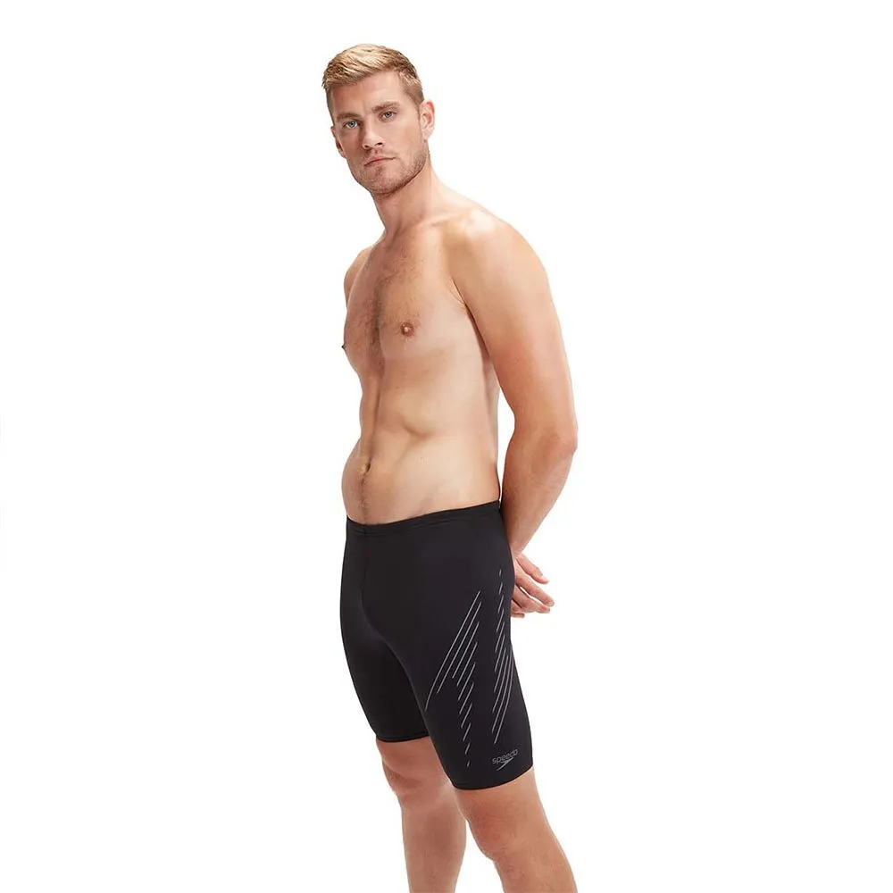 Speedo Hyper Boom Placement Jammer, Black / usa charcoal Speedo Hyper Boom Placement Jammer, Black / usa charcoal