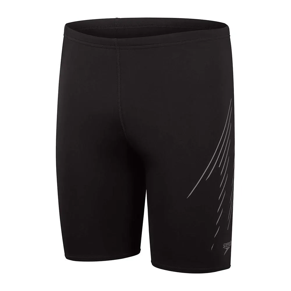 Speedo Hyper Boom Placement Jammer, Black / usa charcoal Speedo Hyper Boom Placement Jammer, Black / usa charcoal
