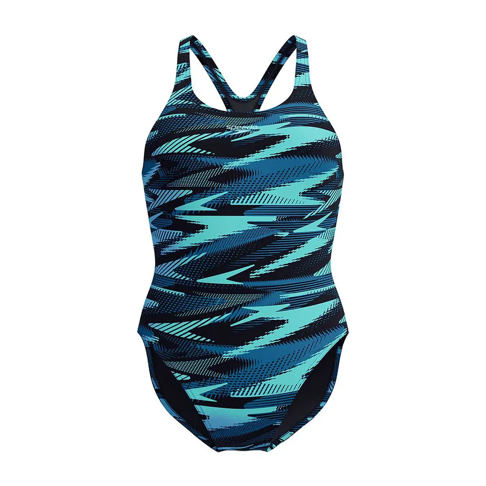 Speedo Hyperboom Allover Medalist Badeanzug female