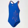 Speedo Hyperboom Placement Flyback Badeanzug female, True cobalt / volcanic orange, 5-6Y