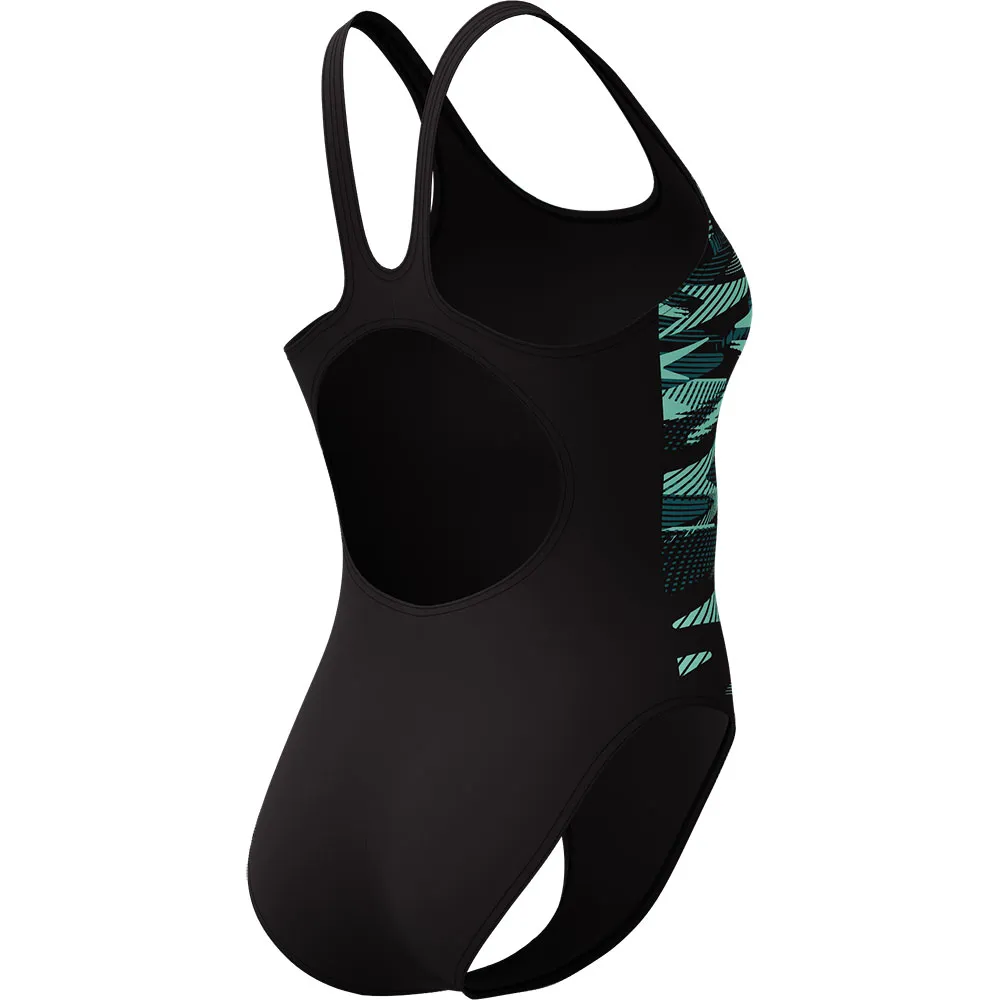 Speedo Hyperboom Placement Muscleback Badeanzug female, Dark teal