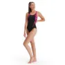 Speedo Hyperboom Splice Muscleback Eco Endurance+ Badeanzug female, Black / electric pink / ecstatic pink
