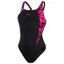 Speedo Hyperboom Splice Muscleback Eco Endurance+ Badeanzug female, Black / electric pink / ecstatic pink
