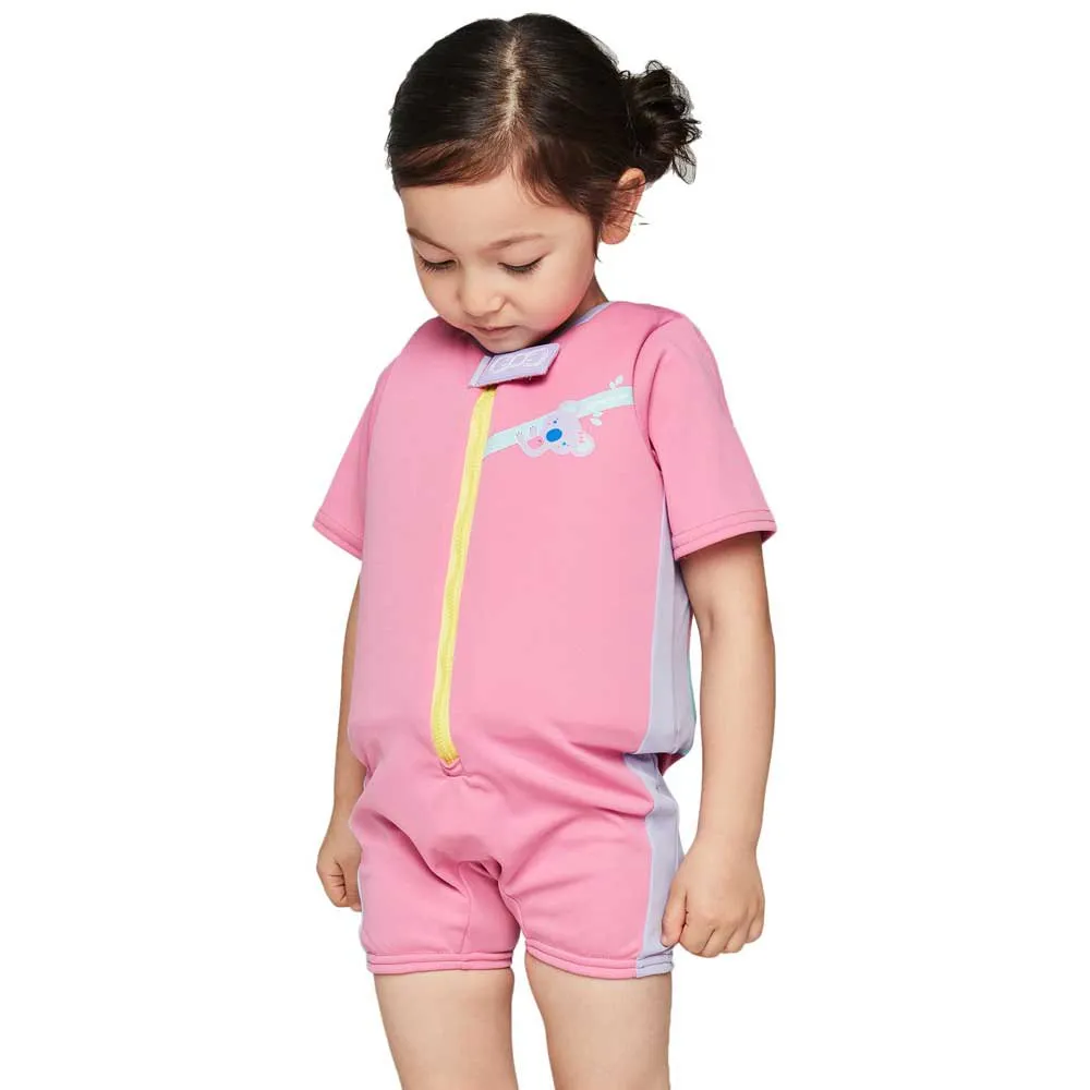 Speedo Koala Schwimmanzug unisex, Galinda / hard candy / marine blue, 4-5Y