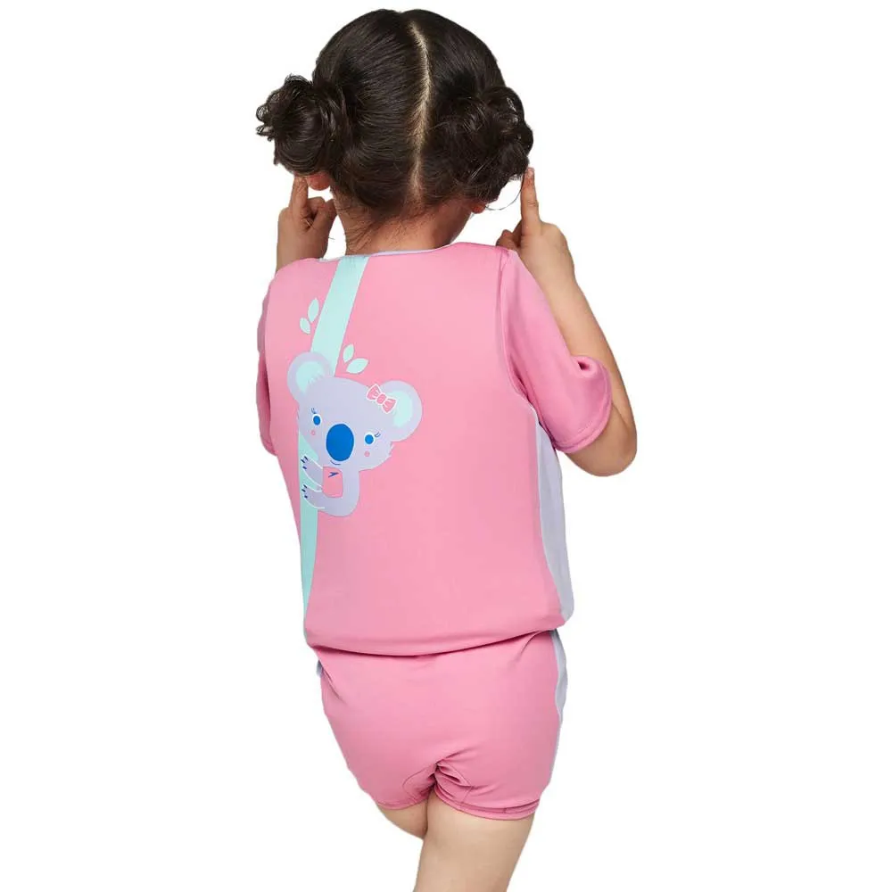 Speedo Koala Schwimmanzug unisex, Galinda / hard candy / marine blue, 4-5Y