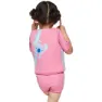 Speedo Koala Schwimmanzug unisex, Galinda / hard candy / marine blue, 4-5Y