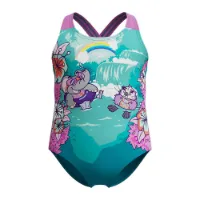 Speedo Learn To Swim Printed Crossback Badeanzug Speedo Learn To Swim Printed Crossback Badeanzug