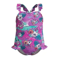 Speedo Learn To Swim Printed Frill Thinstrap Badeanzug