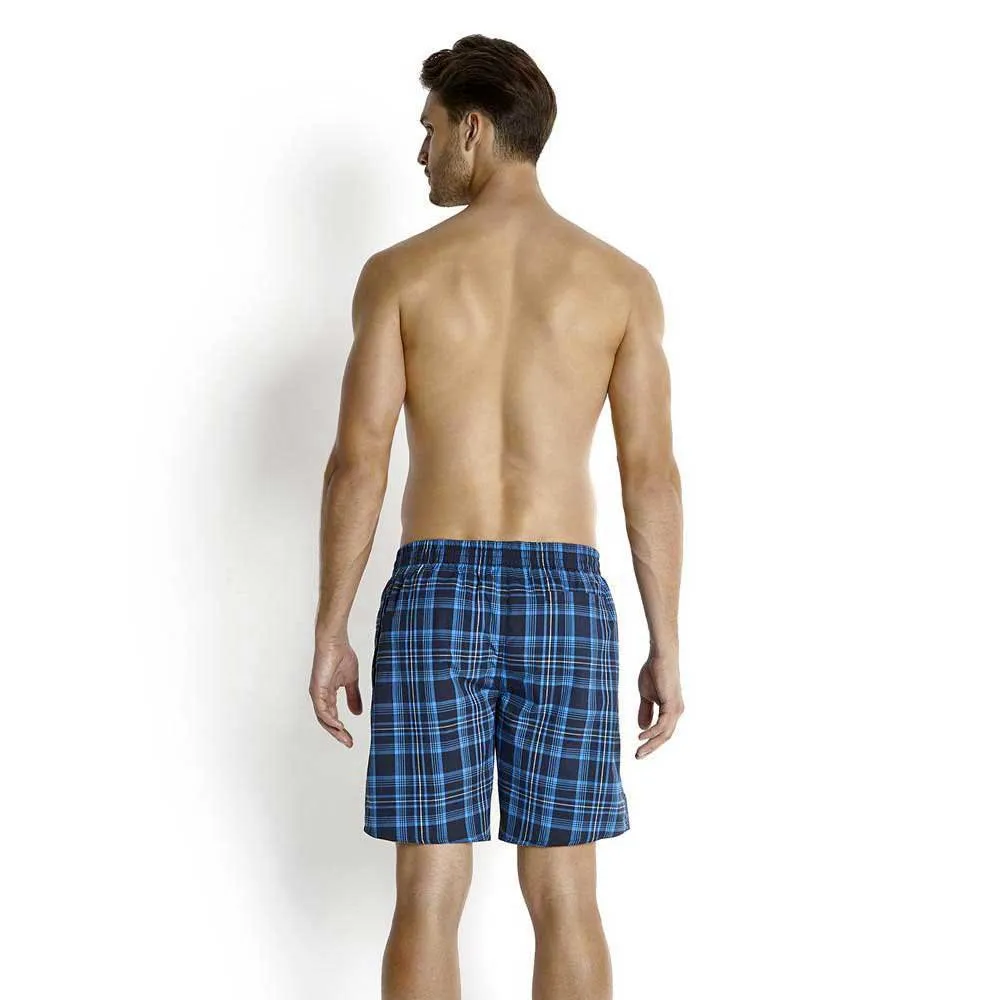Speedo Line Check Yarn Dyed Leisure 18´´ Badeshorts, Navy / powder blue / fresh water / white Speedo Line Check Yarn Dyed Leisure 18´´ Badeshorts, Navy / powder blue / fresh water / white