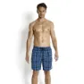 Speedo Line Check Yarn Dyed Leisure 18´´ Badeshorts, Navy / powder blue / fresh water / white
