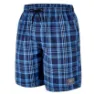 Speedo Line Check Yarn Dyed Leisure 18´´ Badeshorts, Navy / powder blue / fresh water / white