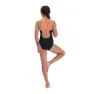 Speedo Medley Logo Medalist Eco Enduraflex Badeanzug, Black / siren red, 5-6Y