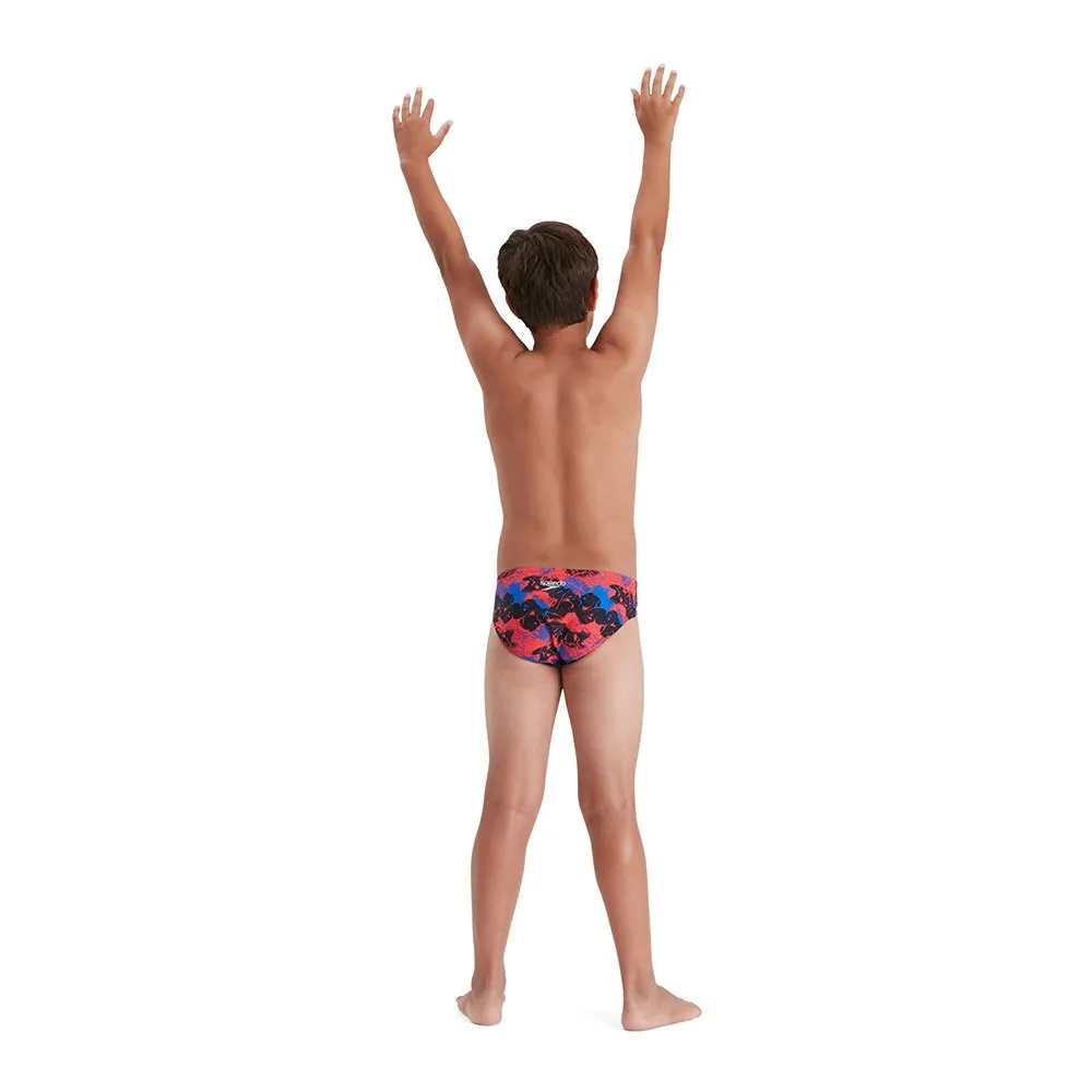 Speedo Mosh Pit Allover 6.5 Cm Badeslip male, Black / lava red / blue flame, 13-14Y Speedo Mosh Pit Allover 6.5 Cm Badeslip male, Black / lava red / blue flame, 13-14Y