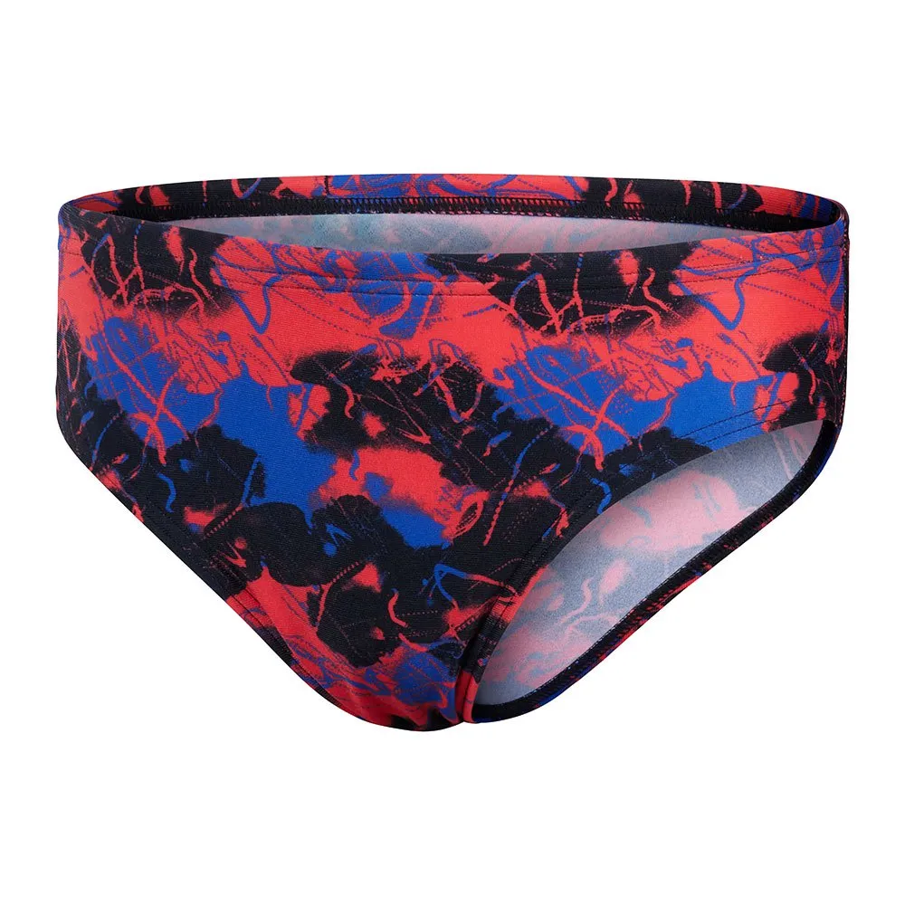 Speedo Mosh Pit Allover 6.5 Cm Badeslip male, Black / lava red / blue flame, 13-14Y Speedo Mosh Pit Allover 6.5 Cm Badeslip male, Black / lava red / blue flame, 13-14Y