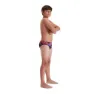 Speedo Mosh Pit Allover 6.5 Cm Badeslip male, Black / lava red / blue flame, 13-14Y