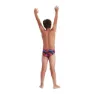 Speedo Mosh Pit Allover 6.5 Cm Badeslip male, Black / lava red / blue flame, 13-14Y