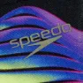 Speedo Placement Digital Medalist Badeanzug, Black / electric pink / miami lilac / bright zest