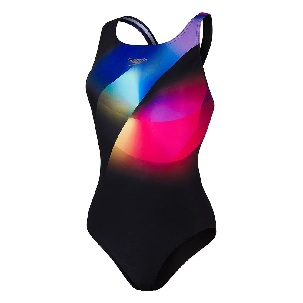 Speedo Placement Digital Powerback Badeanzug female Speedo Placement Digital Powerback Badeanzug female