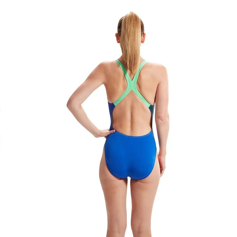 Speedo Placement Digital Powerback Badeanzug Speedo Placement Digital Powerback Badeanzug