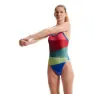 Speedo Placement Digital Turnback Badeanzug