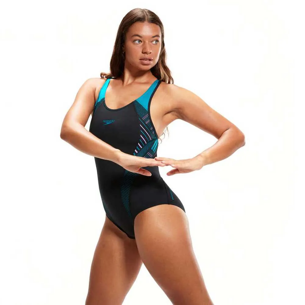 Speedo Placement Laneback Badeanzug