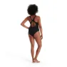 Speedo Placement Muscleback Eco Endurance+ Badeanzug female, Black / tile / atomic
