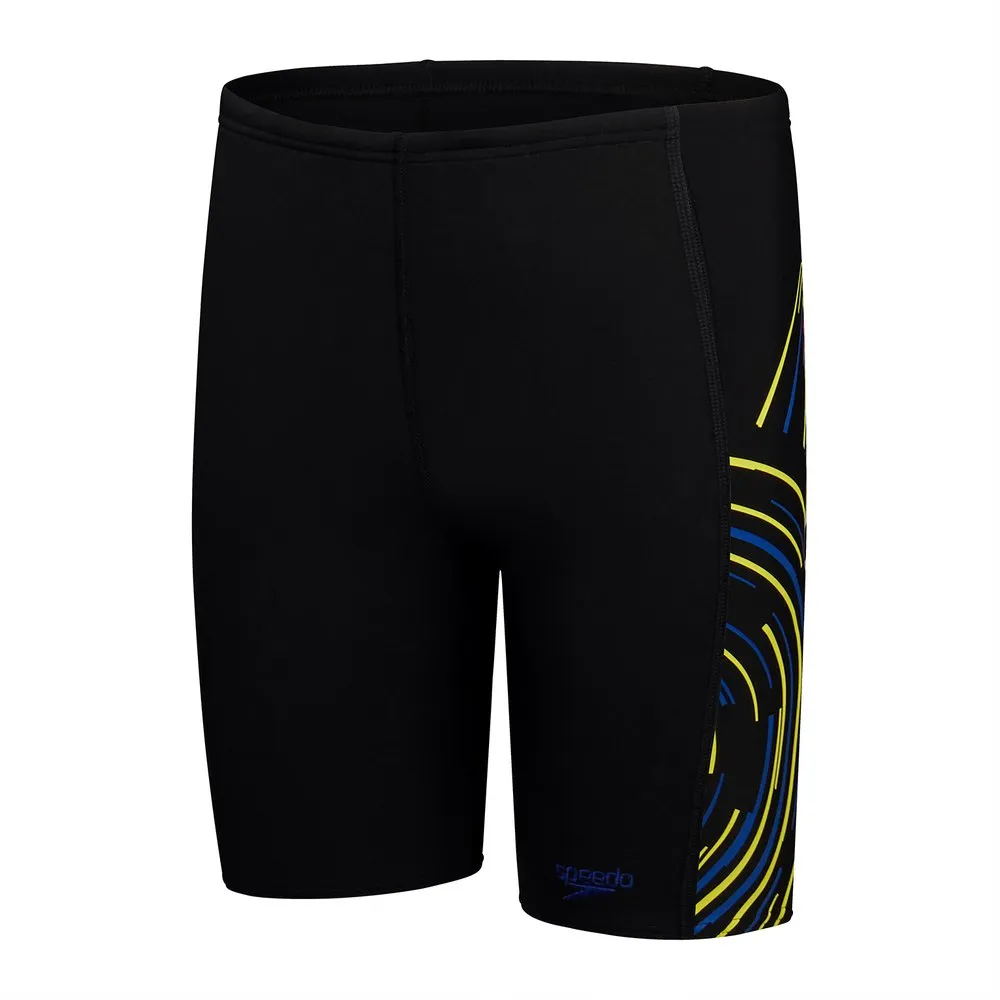 Speedo Plastisol Placem Jammer male, Black / blue, 10Y Speedo Plastisol Placem Jammer male, Black / blue, 10Y