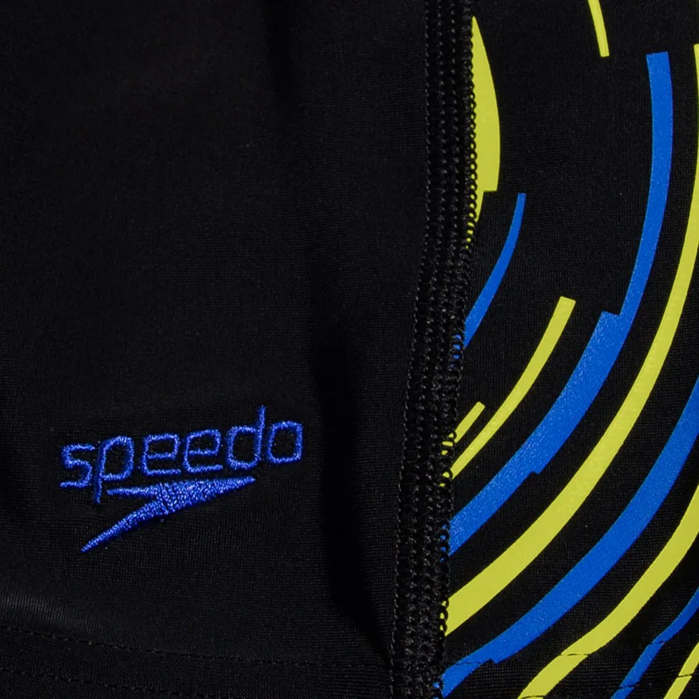Speedo Plastisol Placem Jammer male, Black / blue, 10Y Speedo Plastisol Placem Jammer male, Black / blue, 10Y