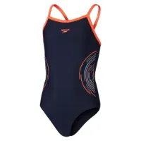 Speedo Plastisol Placement Thinstrap Muscleback Badeanzug Speedo Plastisol Placement Thinstrap Muscleback Badeanzug