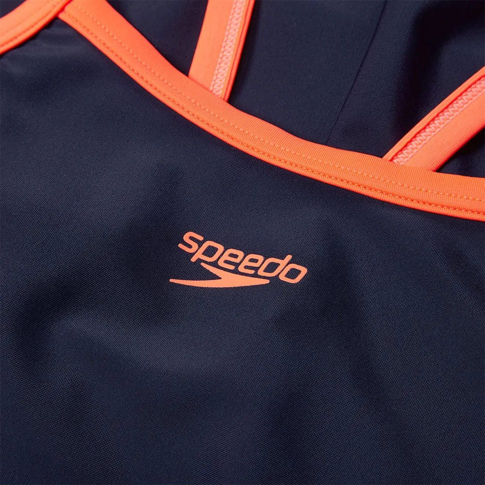 Speedo Plastisol Placement Thinstrap Muscleback Badeanzug Speedo Plastisol Placement Thinstrap Muscleback Badeanzug