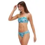 Speedo Printed Adjustable Thinstrap Bikini female, Peacock / marine blue / funny pink, UK 36