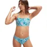 Speedo Printed Adjustable Thinstrap Bikini female, Peacock / marine blue / funny pink, UK 36