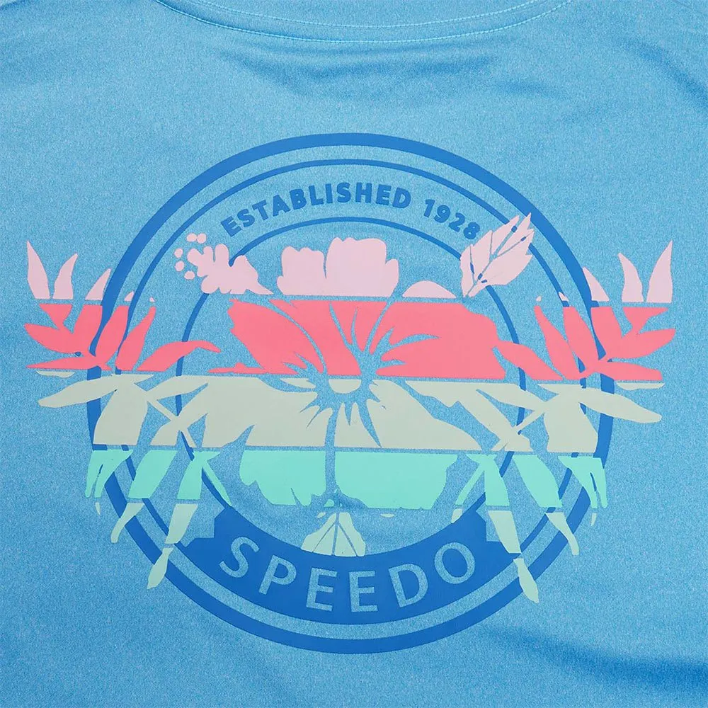 Speedo Printed Uv-schutz T-shirt Mit Kurzen ärmeln, Tranquil blue, M Speedo Printed Uv-schutz T-shirt Mit Kurzen ärmeln, Tranquil blue, M