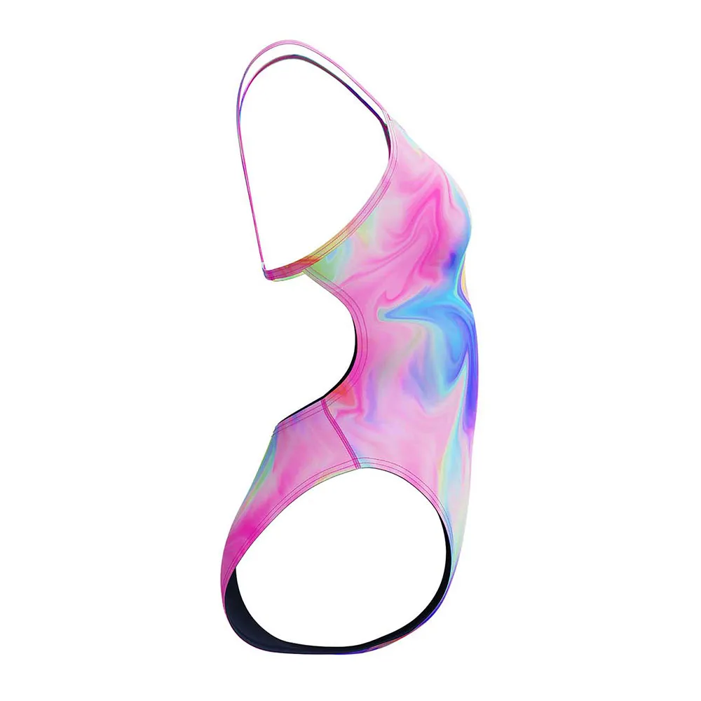 Speedo Printed V-back Badeanzug