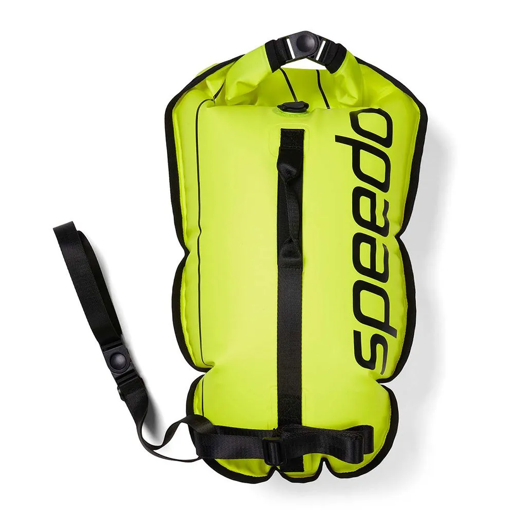 Speedo Schwimmboje Mit Wasserdichter Tasche, Hyper yellow / black Speedo Schwimmboje Mit Wasserdichter Tasche, Hyper yellow / black