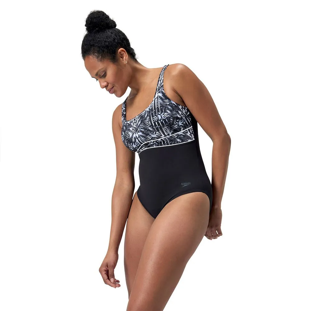 Speedo Shaping Contoureclipse Printed Badeanzug Speedo Shaping Contoureclipse Printed Badeanzug