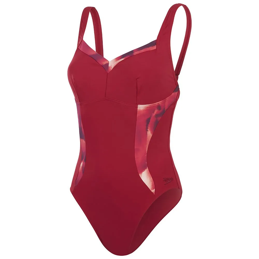 Speedo Shaping Printed Lunaelustre Badeanzug Speedo Shaping Printed Lunaelustre Badeanzug