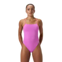 Speedo Solid Lattice Tie-back Badeanzug female