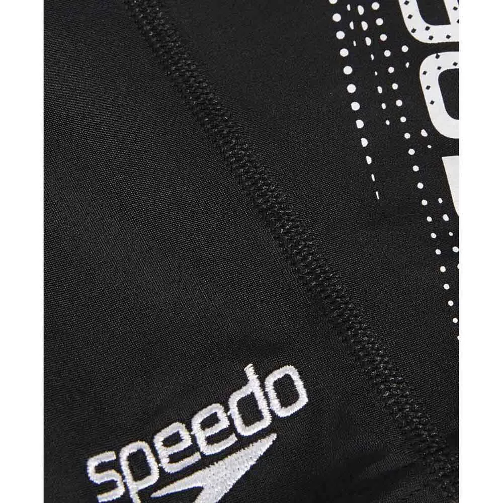 Speedo Sports Logo Panel Badehose Boxer, Black / white Speedo Sports Logo Panel Badehose Boxer, Black / white