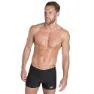 Speedo Sports Logo Panel Badehose Boxer, Black / white