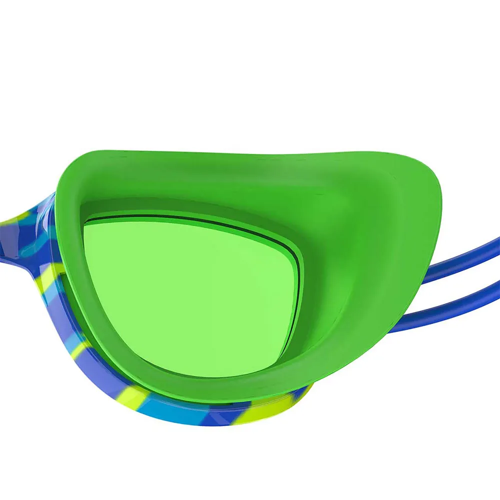 Speedo Sunny G Pop Seasiders Print Kinderschwimmbrille, Speedo blue camo / jello green, One Size Speedo Sunny G Pop Seasiders Print Kinderschwimmbrille, Speedo blue camo / jello green, One Size